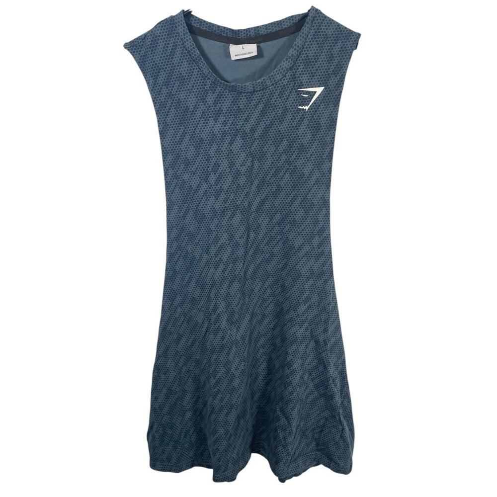 Gymshark Men's Blue Sleeveless Tank Top